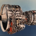 Looking at a CFM-56 series jet engine with a Woodward fuel control