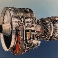Looking at a CFM56-3 series jet engine with a Woodward fuel control