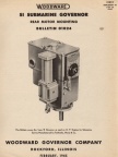 WOODWARD SI SUBMARINE GOVERNOR BULLETIN # O1024.