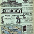 Vintage 1890 Woodward Water Wheel Governor advertisement.