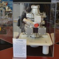 A Woodward jet engine fuel pump on display.