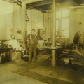 The Stevens Point Brewery engine room in the year 1910.