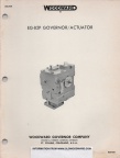 WOODWARD EG-B2P GOVERNOR / ACTUATOR BULLETIN 82570D.