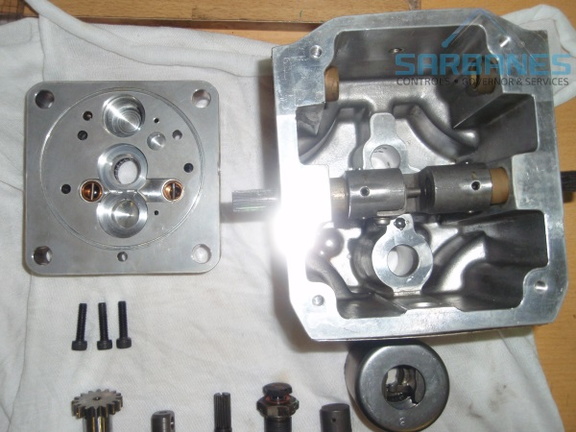 A Yanmar Company governor dissassembled .
