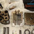A few Woodward UG8 series governor components.