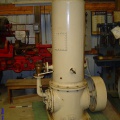A hydraulic pump unit donate by the Woodward Company.
