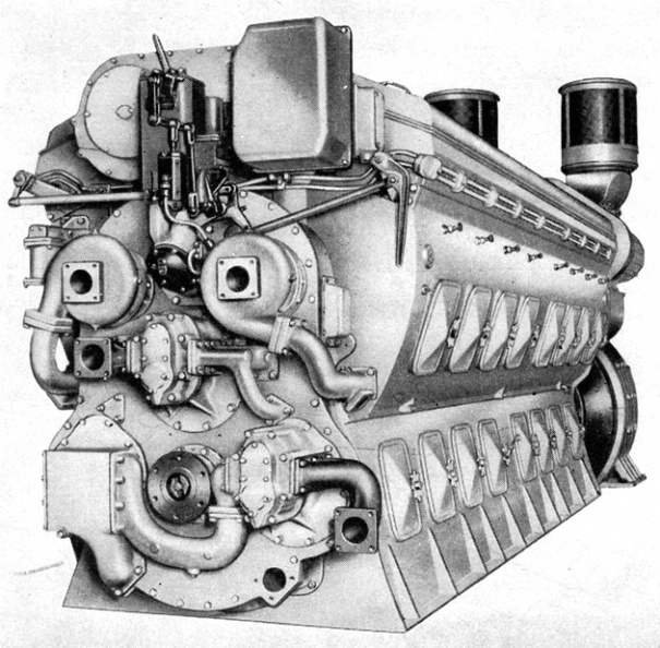 A Winton 2 stroke diesel engine with a Woodward SI series governor