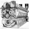 A Winton 2 stroke diesel engine with a Woodward SI series governor application.