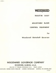 WOODWARD ADJUSTABLE BLADE CONTROL EQUIPMENT  BULLETIN 14307-xx