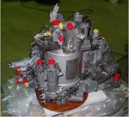 A vintage Woodward jet engine fuel control for the CFM56 engine.