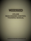 WOODWARD CF6-50E MEC TRAINING MANUAL.