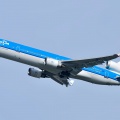 KLM McDonnell Douglas MD-11 aircraft with CF6-50 jet engines.