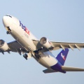 FedEx Airbus A300 aircraft with CF6-50 jet engines.