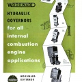 WOODWARD HYDRAULIC GOVERNORS ADVERTISEMENT.