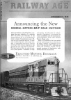 Vintage GM locomotive advertisements.