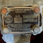 Ford engine name plate.