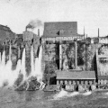 Harnessing the Niagara River's power in Niagara Falls, New York, c. 1901