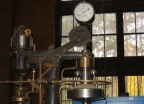 A Glocker-White hydraulic water wheel governor at the Niagara Falls Power Company.