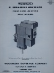 WOODWARD SI SUBMARINE GOVERNOR BULLETIN # 01025.