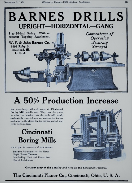 W. F. & John Barnes Company Rockford, Illinois. - 1922 2 Barns Drills.jpg 1922 2 Barns Drills.jpg