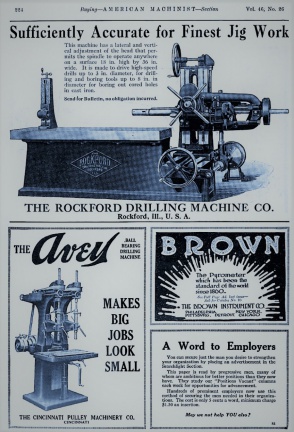 THE ROCKFORD DRILLING MACHINE COMPANY.