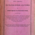 HARPER'S FERRY MANUFACTURING REPORT,CIRCA 1870.