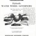 Woodward Hydraulic Water Wheel Governors.