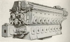 An EMD 2 stroke 567 series diesel engine with a Woodward SI governor.