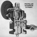 Cutaway of a Woodward CSSA type propeller governor.