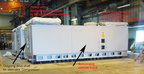 LM2500 GAS TURBINE ENGINE ENCLOSURE FOR A SHIP APPLICATION.