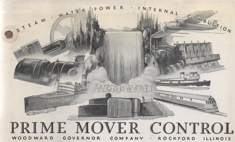 WOODWARD PRIME MOVER CONTROL DOCUMENT FROM 1941.