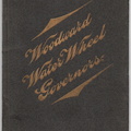 WOODWARD WATER WHEEL GOVERNOR CATALOGUE FROM 1905.