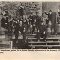 1898 photo of Stevens Point Brewery workers 
