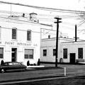 The Stevens Point Brewery showing the new white paint job, circa 1948.