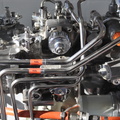 The Bendix Company's governor fuel control for the Honeywell TPE331 series gas turbine engine.