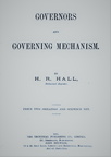 GOVERNORS AND GOVERNING MECHANISM HISTORY.