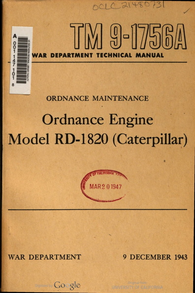 Technical  manual history.