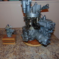 The smallest and largest Woodward gas turbine fuel control governor units in the collection.