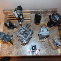 Top view of a few governor units.