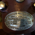  Serial number name plate with four patent dates.