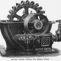 A small Pelton Water Wheel motor unit.