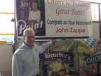 John Zappa retires after 38 years at the Stevens Point Brewery.