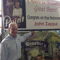John Zappa makes history at the Stevens Point Brewery.