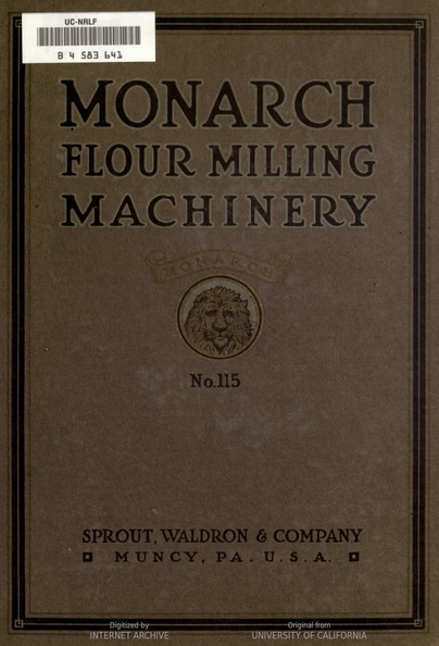 MONARCH FLOWER MILLING MACHINERY HISTORY.