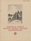 GENERAL ELECTRIC COMPANY TURBINE WATER WHEEL GENERATOR HISTORY.