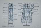 DIESEL ENGINE DRAWING.