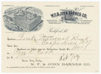 W. F.& John Barns Company Letterhead.