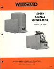 Woodward Speed Signal Generator manual.