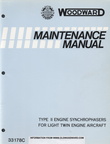 WOODWARD MAINTENANCE MANUAL NUMBER 33178C