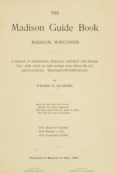 The Madison Guide Book of History.